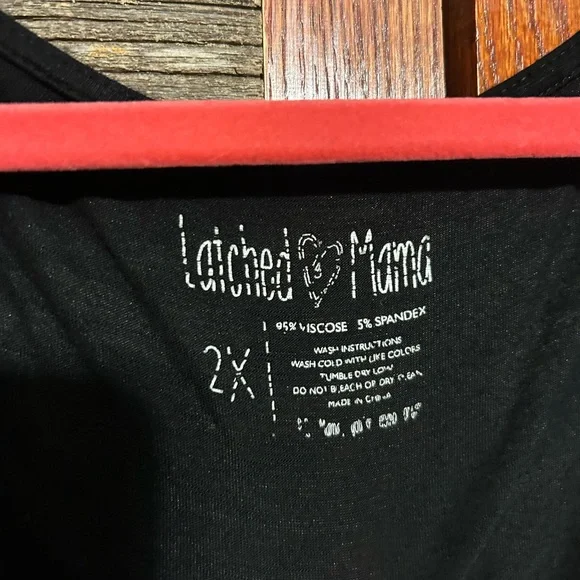 Latched Mama Black Tank Top - Picture 2 of 6